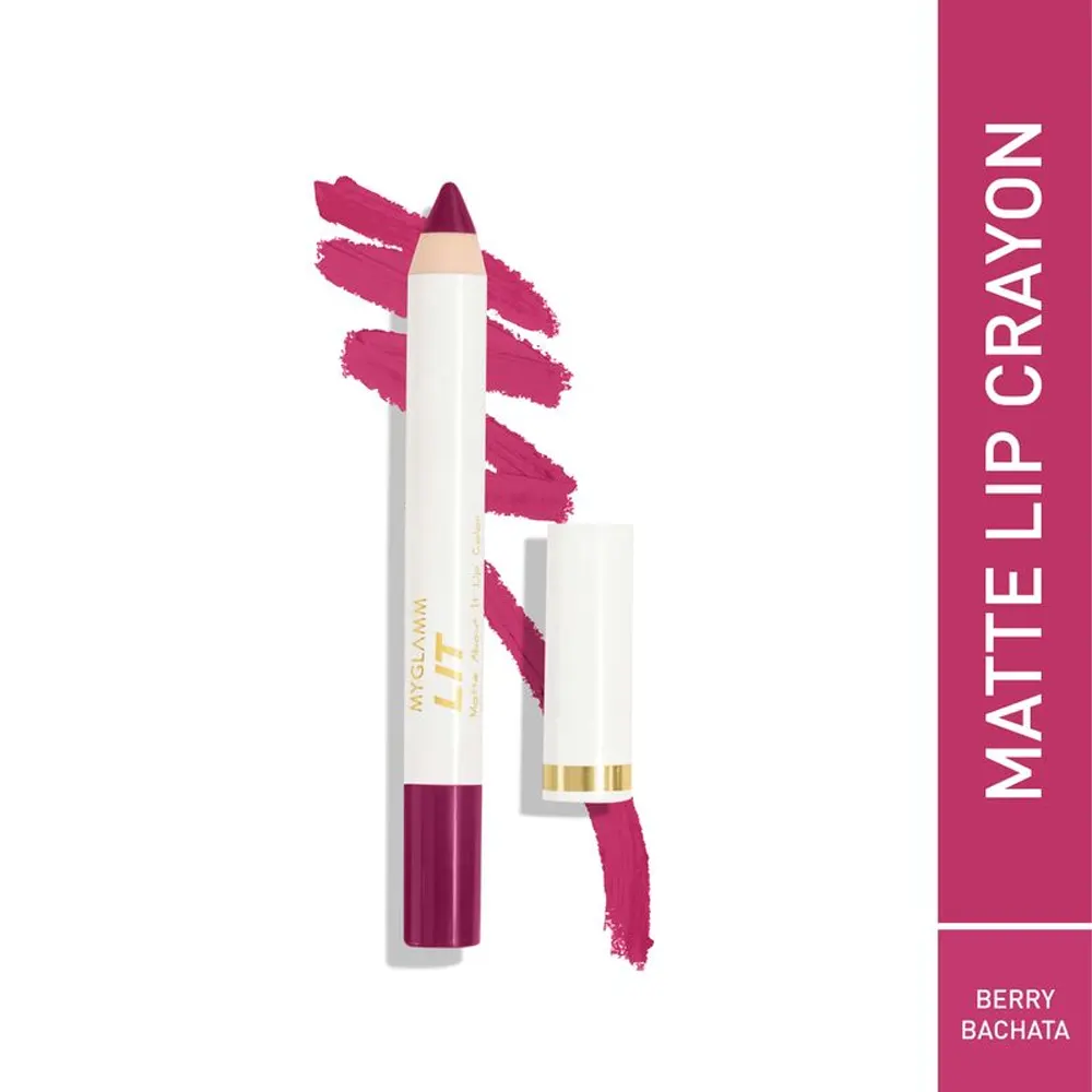 Myglamm Lit Matte About It Lip Color 08 Berry Bachata 2.8G