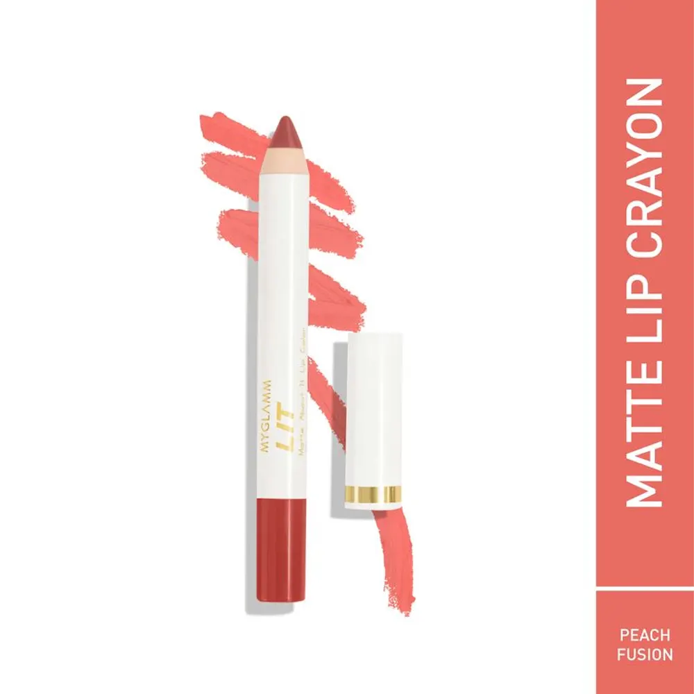 Myglamm Lit Matte About It Lip Color 10 Peach Fusion 2.8G