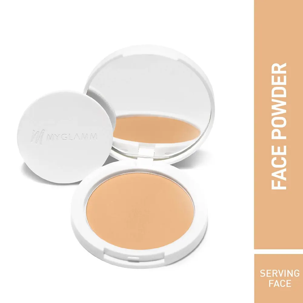 Myglamm Lit Radiant Matte Compact Rm 01 Serving Face 9G