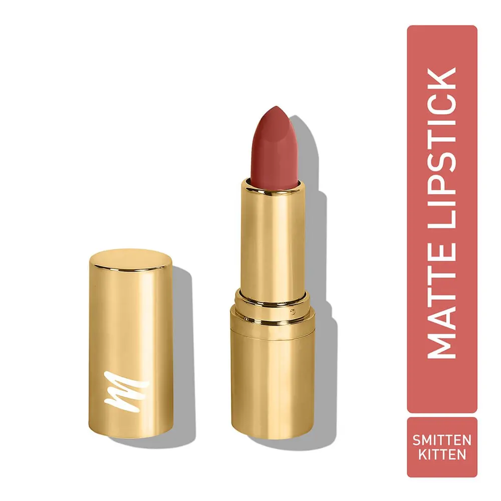 Myglamm Treasure It Suede Matte Lipstick Xo 07 Smitten Kitten 4.2G