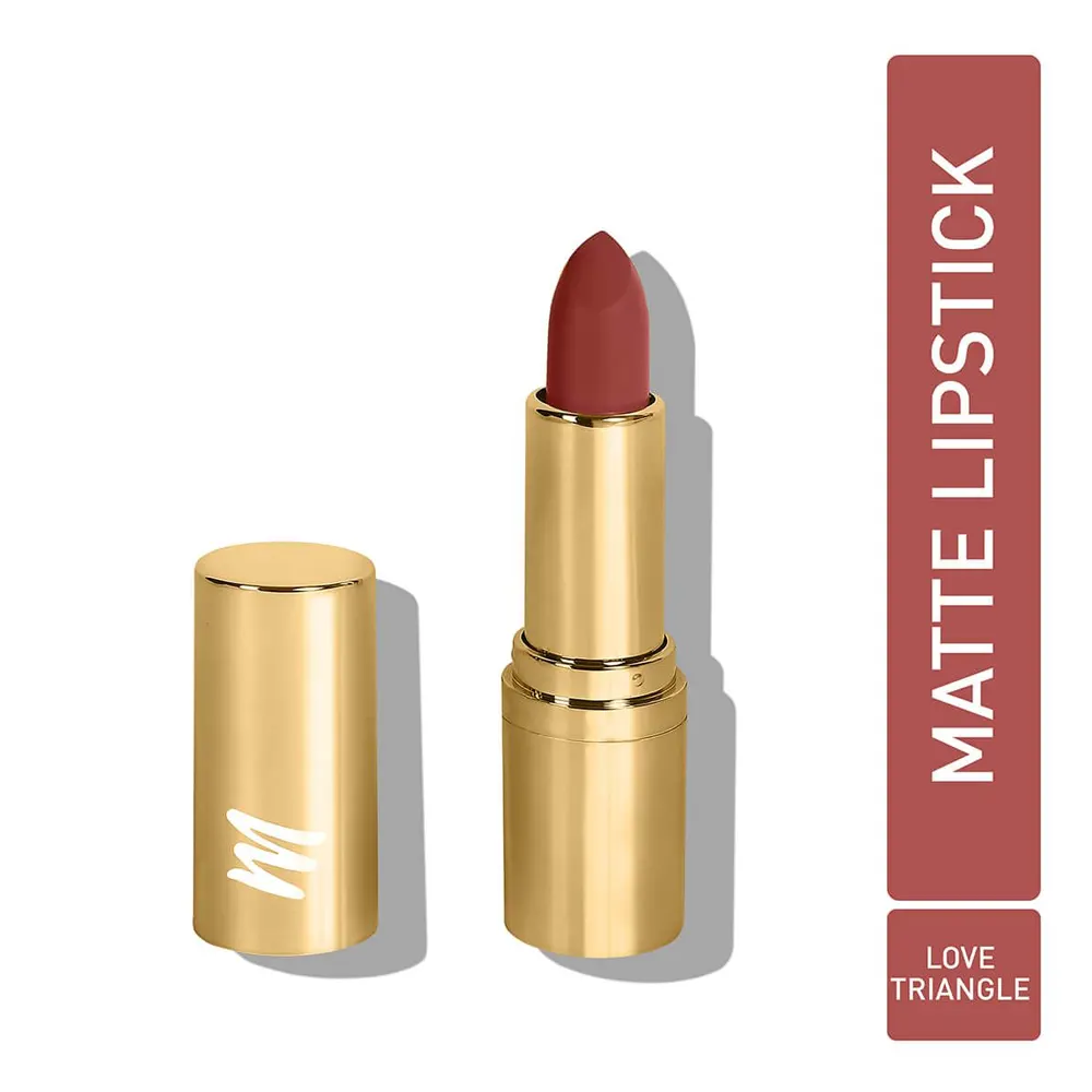 Myglamm Treasure It Suede Matte Lipstick Xo 08 Love Triangle 4.2G