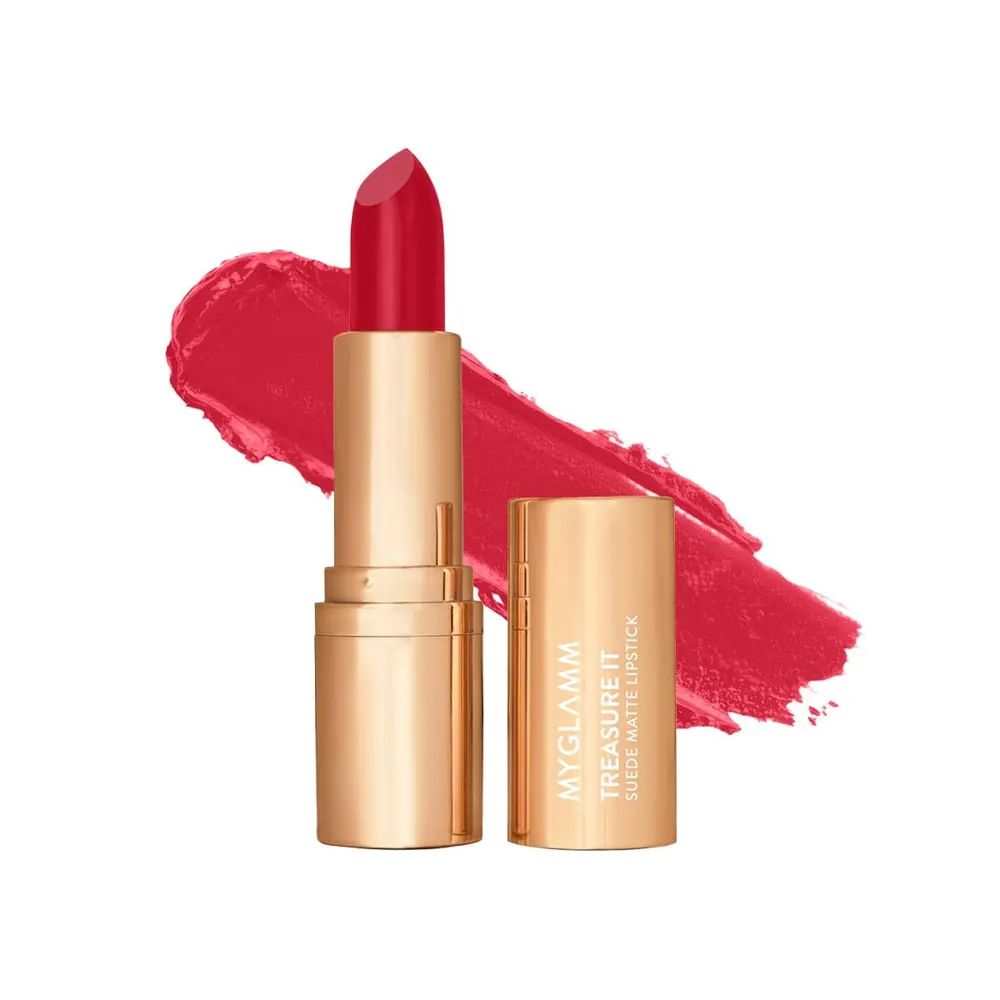 Myglamm Treasure It Suede Matte Lipstick Tl 02 Date Night 4.2G