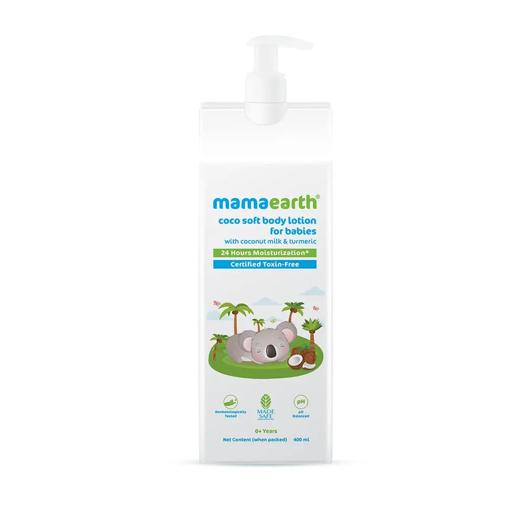 Mamaearth Coco Soft Body Lotion For Babies With Coconut Milk And Turmeric 400Ml