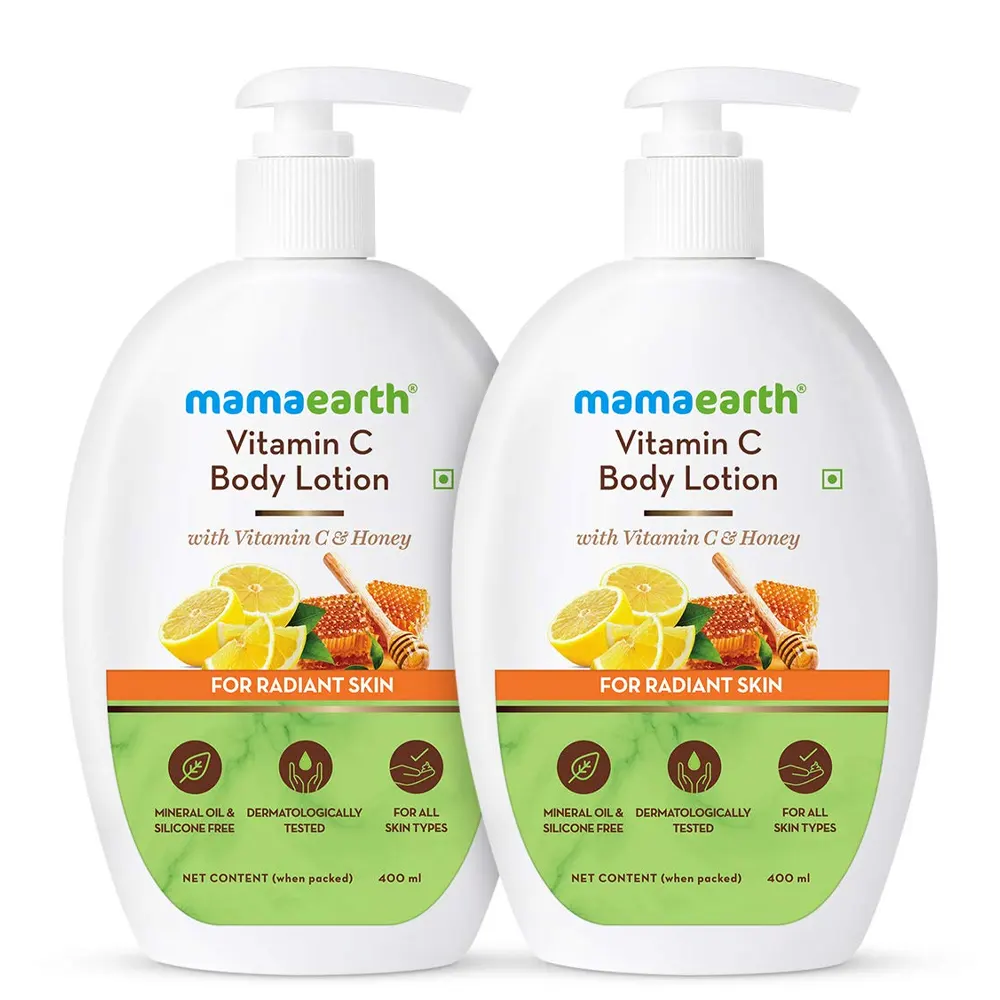 Mamaearth Vitamin C Body Lotion With Vitamin C And Honey B1G1 2*400Ml