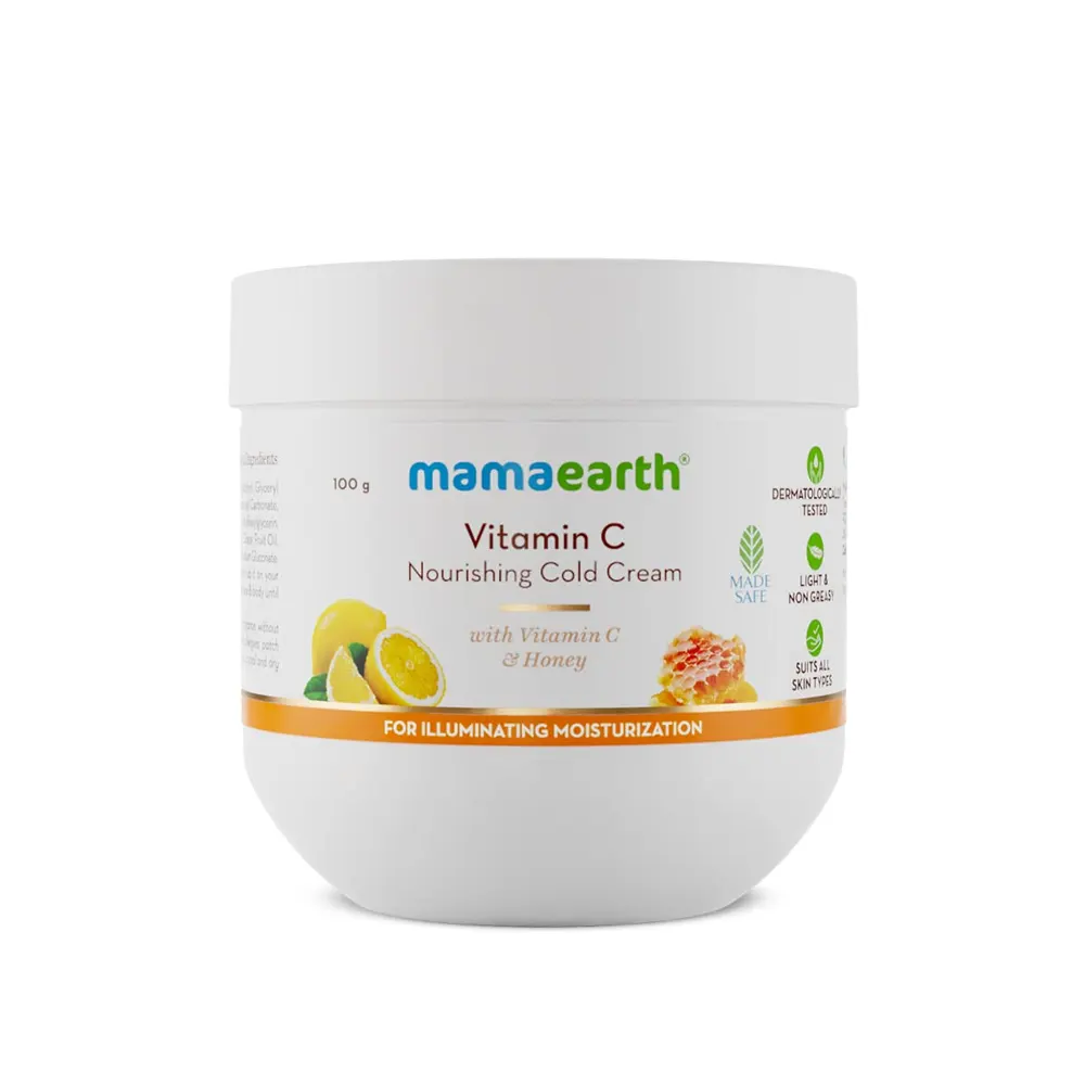 Mamaearth Vitamin C Nourishing Cold Cream With Vitamin C And Honey 100G