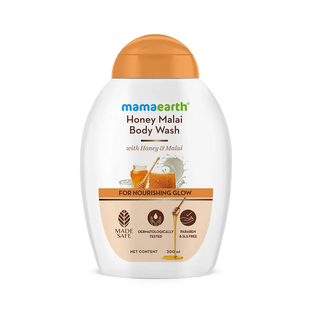 Mamaearth Honey Malai Body Wash 300Ml