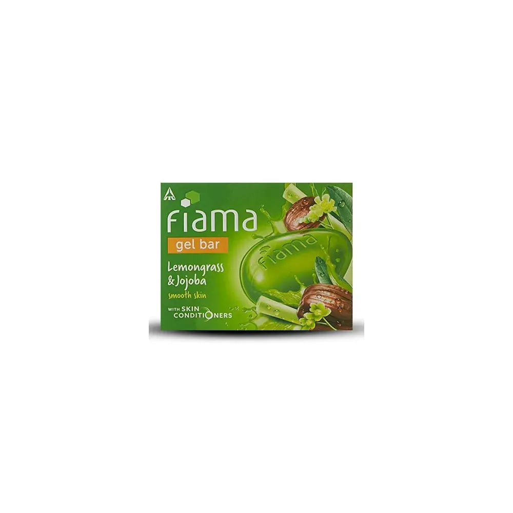 Itc Fiama Gel Bar Lemongrass And Jojoba Smooth Skin With Skin Conditioners 125G