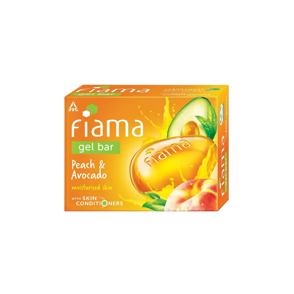 Itc Fiama Gel Bar Peach And Avocado Moisturised Skin Conditioners 125G