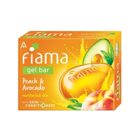 Itc Fiama Gel Bar Peach And Avocado Moisturised Skin 75G