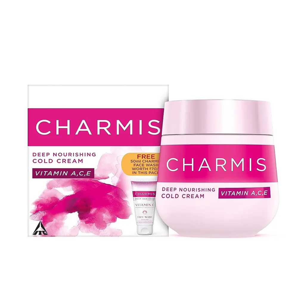 Charmis Deep Nourishing Cold Cream 100Ml + Charmis Face Wash Free