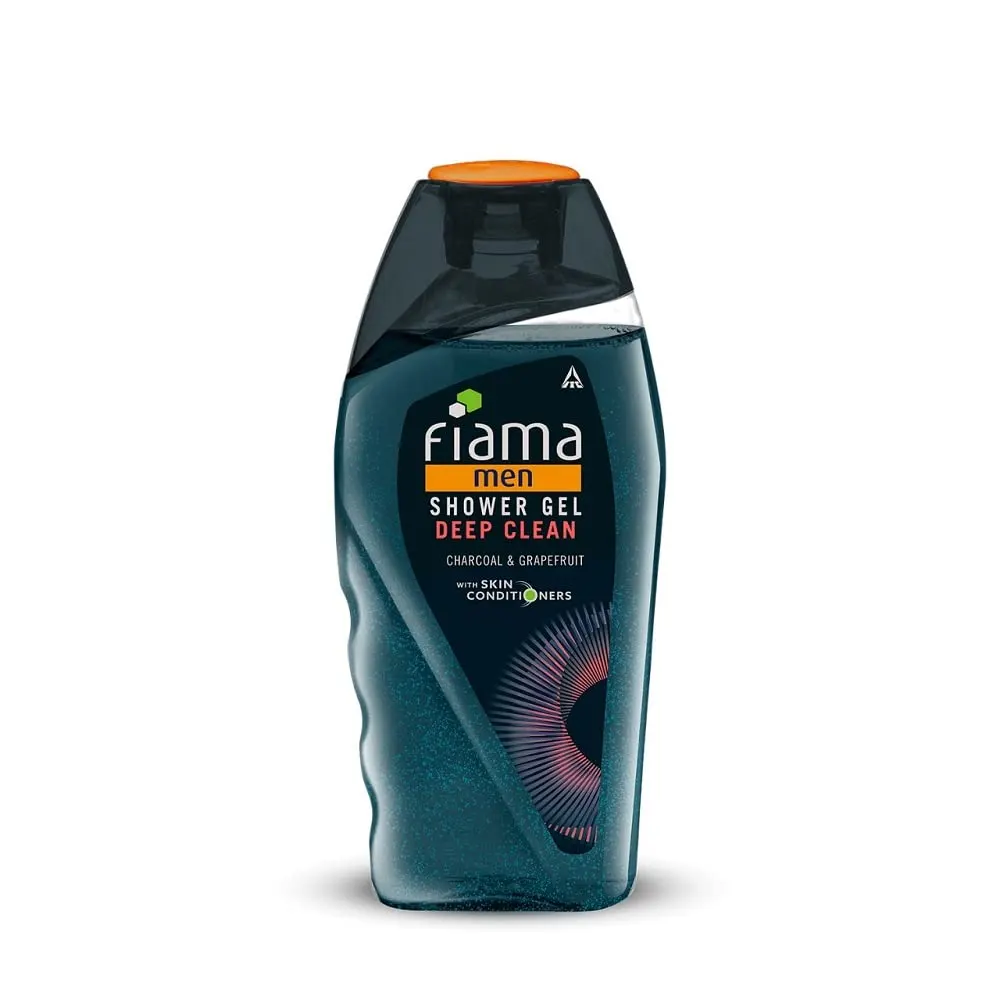 Itc Fiama Men Shower Gel Deep Clean Charcoal & Grapefruit 250Ml