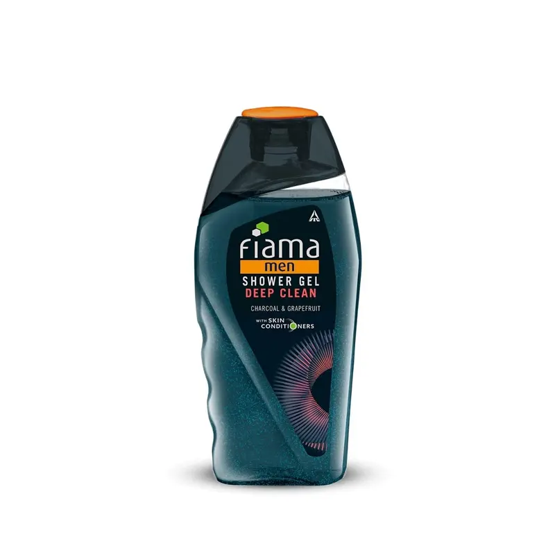 Itc Fiama Shower Gel Men Deep Clean Charcoal & Grapefruit With Skin Conditioners 125Ml