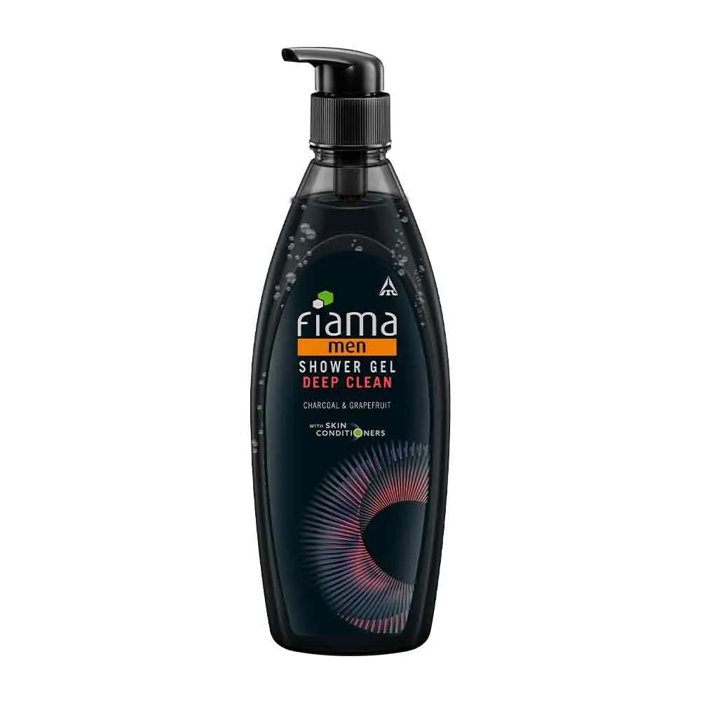 Itc Fiama Men Shower Gel Deep Clean Charcoal & Grapefruit 500Ml
