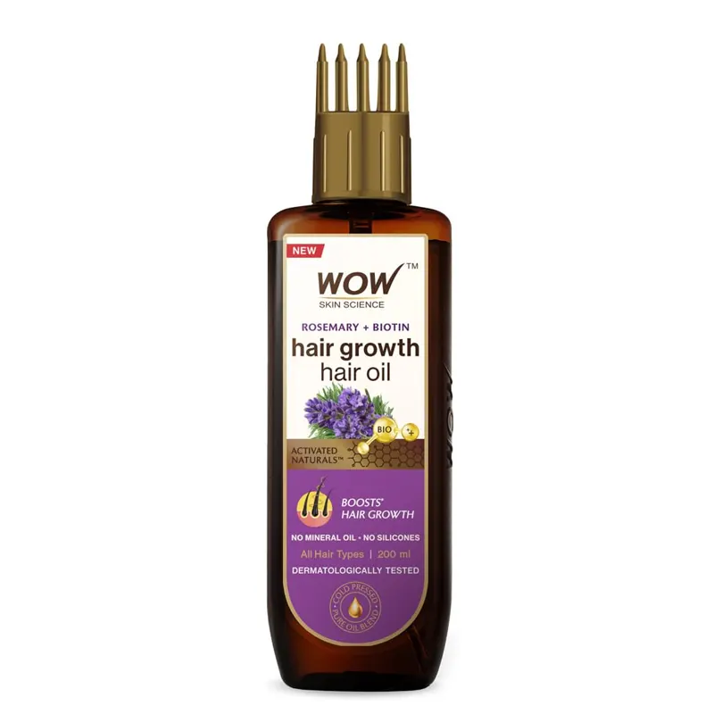 Wow Skin Science Rosemary With Biotin Hair Oil 100Ml