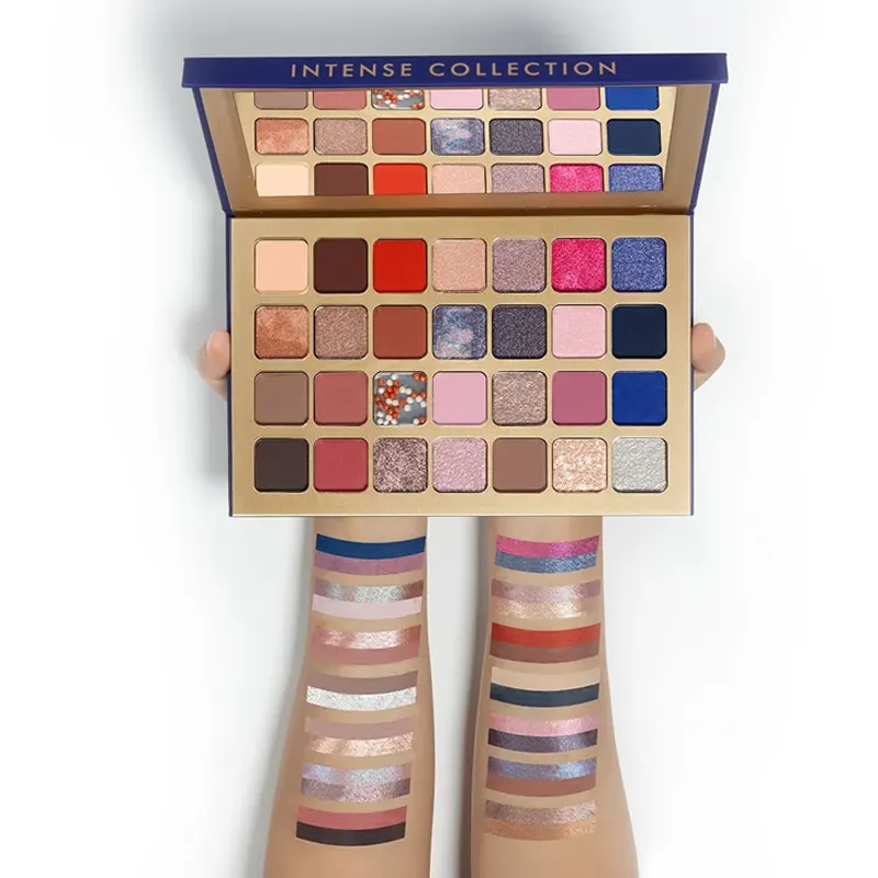 Forever 52 Professional Blue Lava Intense Color Eyeshadow Palette Icp003 50.4G