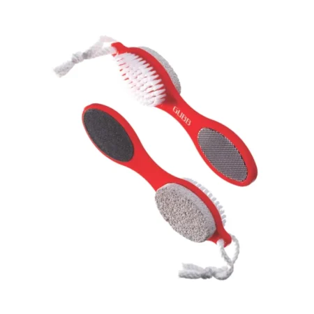 GUBB 4 WAY PEDICURE SET CLEANSES EXFOLIATES 1N