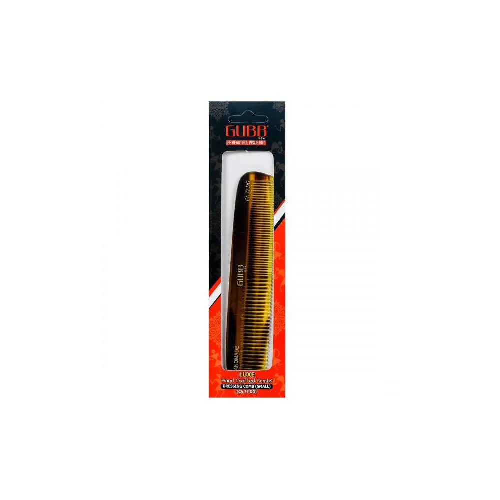 Gubb Luxe Hand Crafted Combs Dressing Comb Small Ca 77 Dg 1N