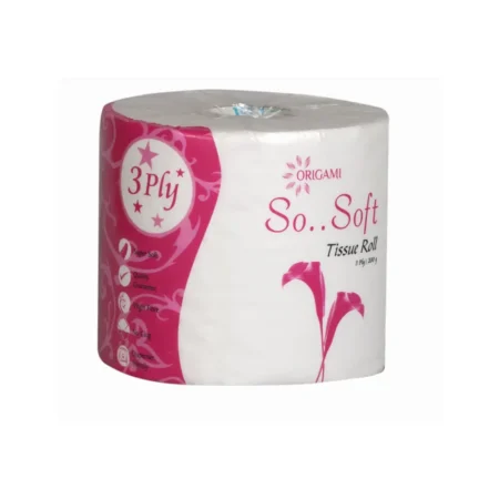 Origami Tissue Roll Super Soft 3Ply 10Cmx9.8Cm 1Roll X 340N