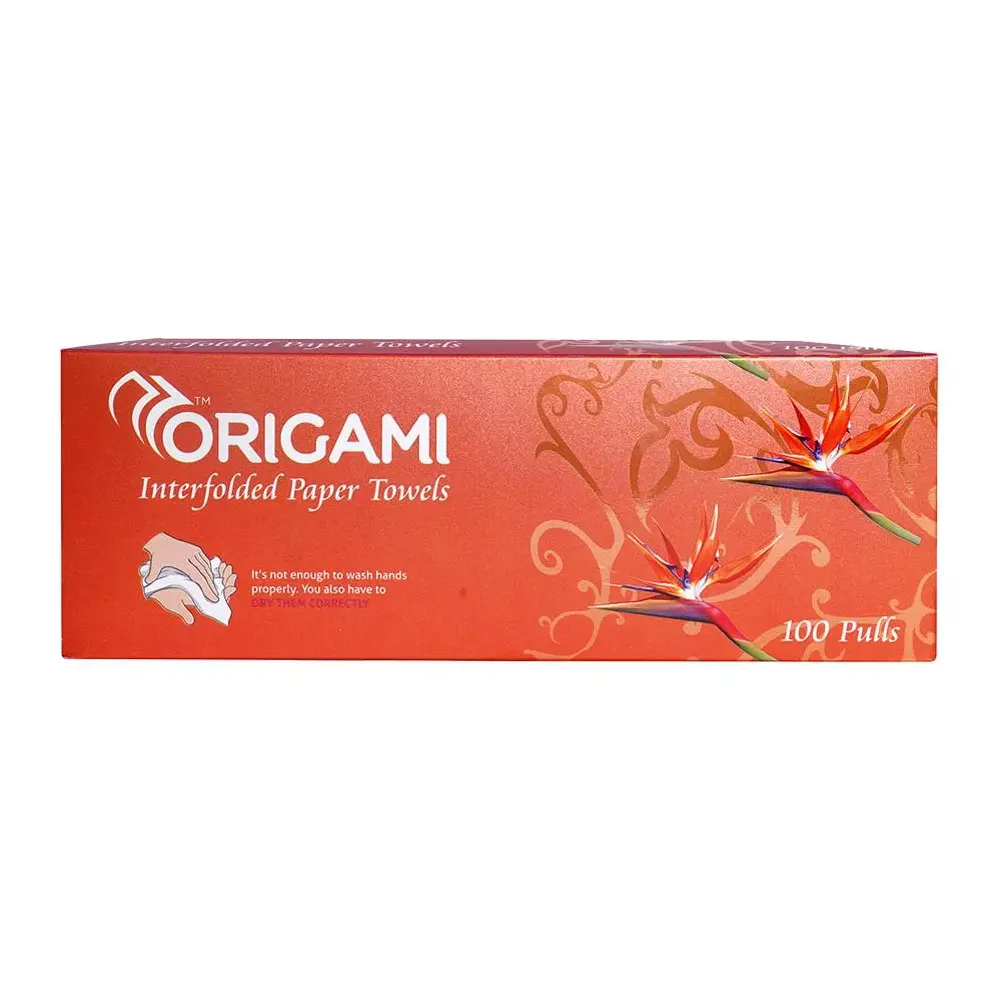 Origami Interfolded Paper Towels 1 Ply 100Pulls 1N