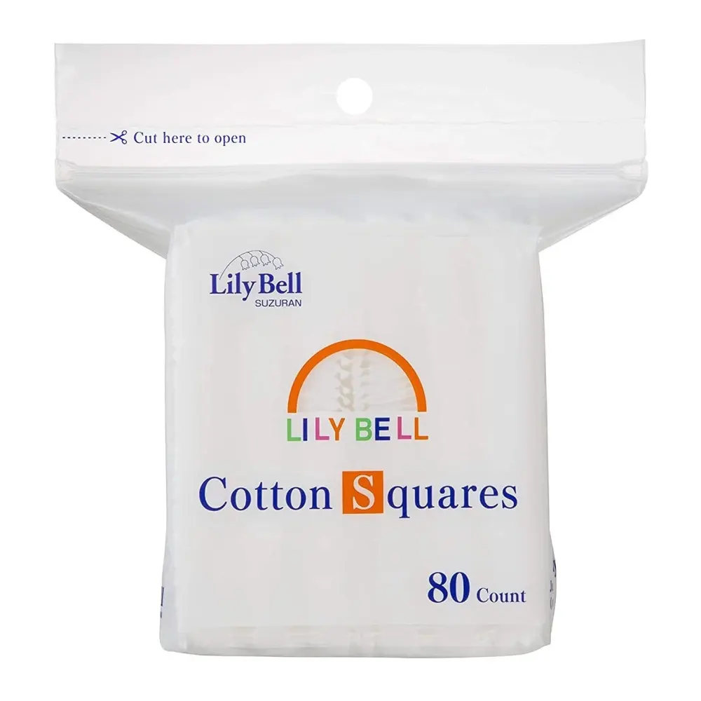 Origami Lily Bell Cotton Rounds 80 Counts
