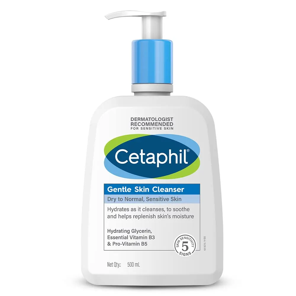 Cetaphil Gentle Skin Cleanser Dry To Normal Sensitive Skin 500Ml