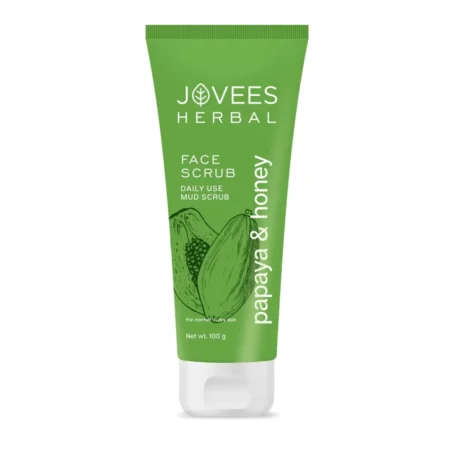JOVEES HERBAL PAPAYA AND HONEY FACE SCRUB DAILY USE MUD SCRUB 100G