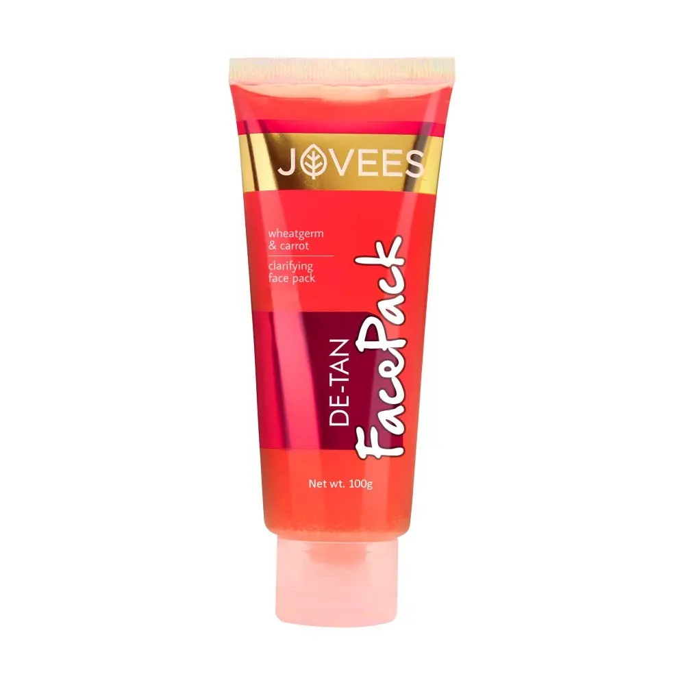Jovees Herbal Wheat Germ & Carrot De-Tan Face Pack 100G