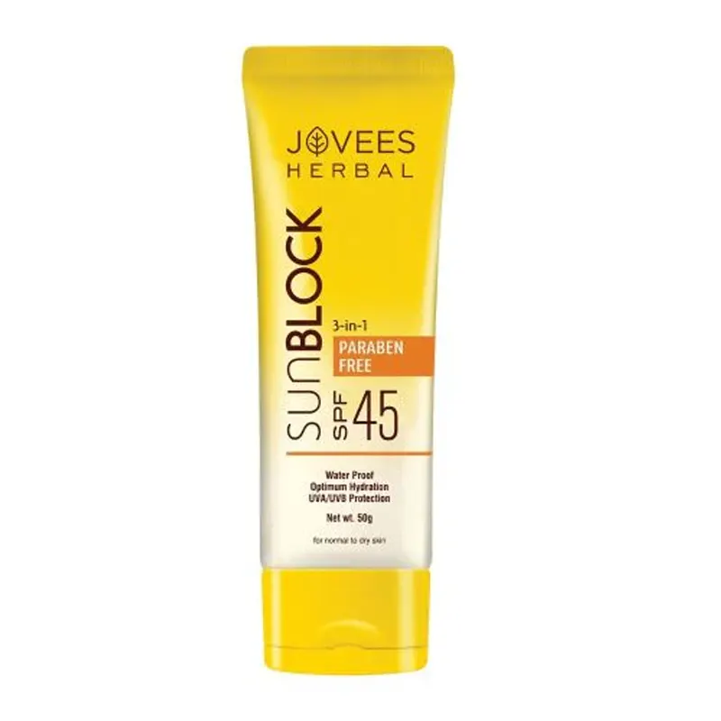Jovees Herbal Sun Block 3-In-1 Spf45 50G