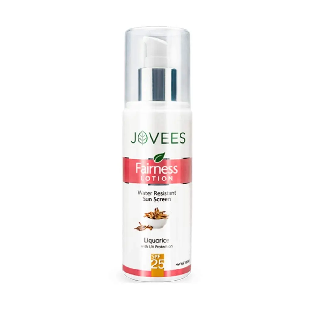 Jovees Herbal Fairness Lotion Water Resistance Sun Screen Liquorice Spf 25 100Ml