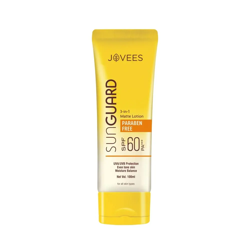 Jovees Sun Guard 3-In-1 Matte Lotion Paraben Free 100Ml
