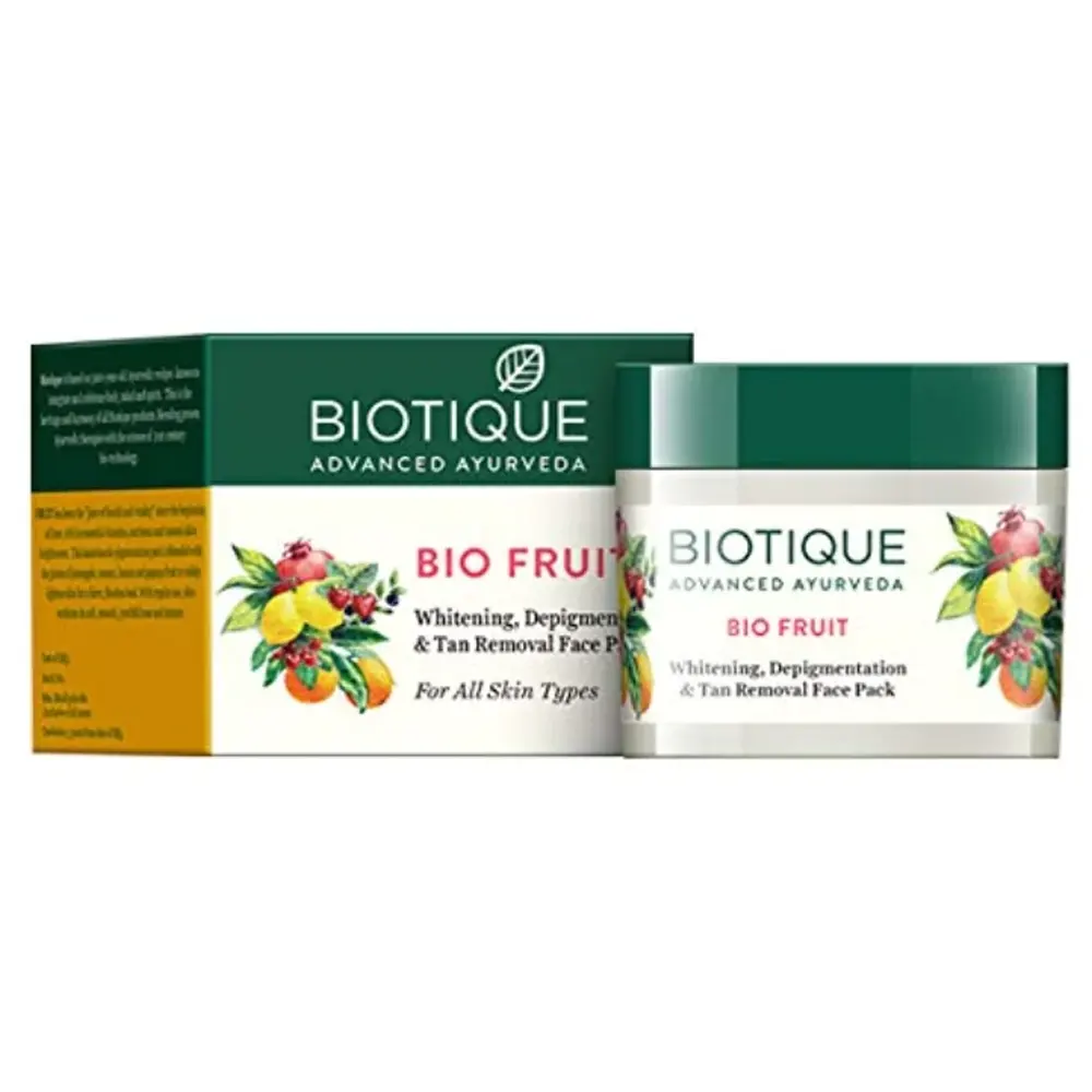 Biotique Bio Fruit Whitening And Depigmentation Face Pack 75G