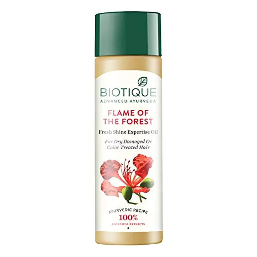 Biotique Bio Flame Of The Forest Fresh Shine Expertise Oil 120Ml