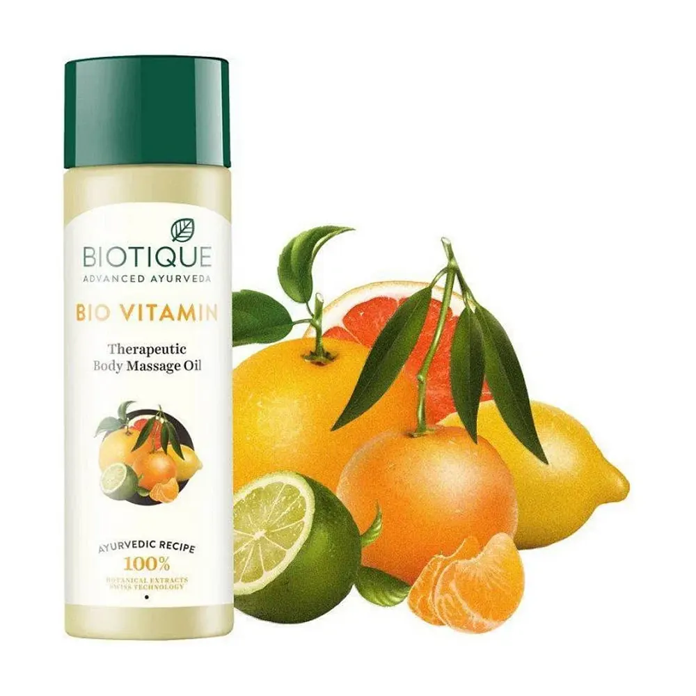 Biotique Bio Vitamin Therapeutic Body Massage Oil 200Ml