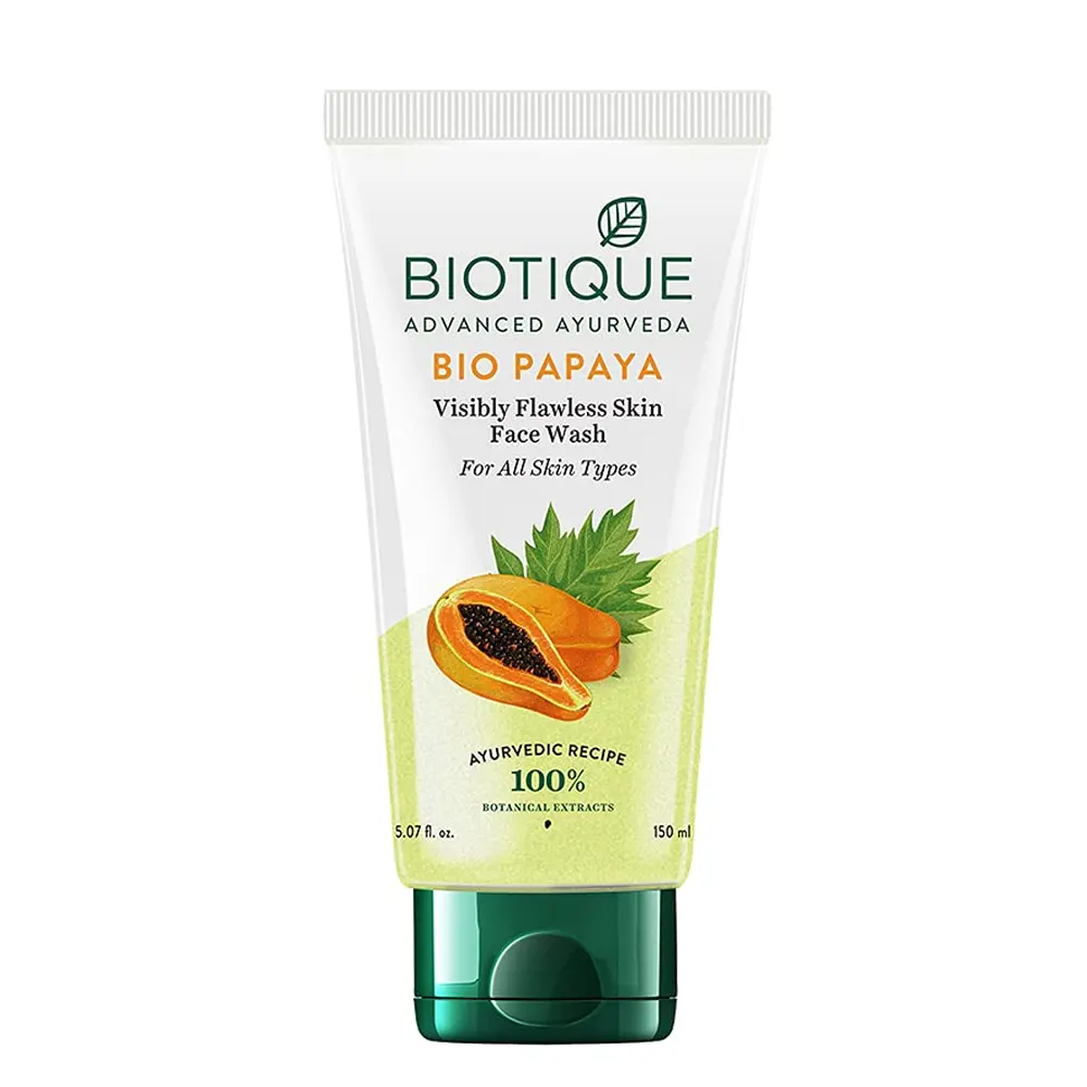 Biotique Bio Papaya Visibly Flawless Skin Face Wash 200Ml