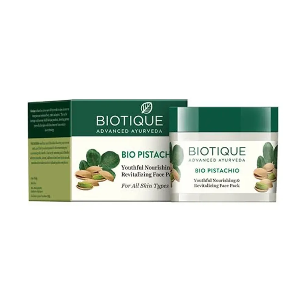 Biotique Bio Pistachio Youthful Nourishing And Revitalizing Face Pack 50G