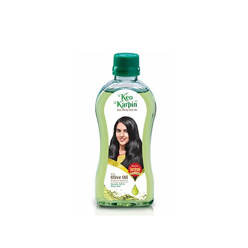 Keo Karpin Non-Sticky Hair Oil With Olive Oil & Vitamin E Smooth,Soft & Shiny Hair 50Ml