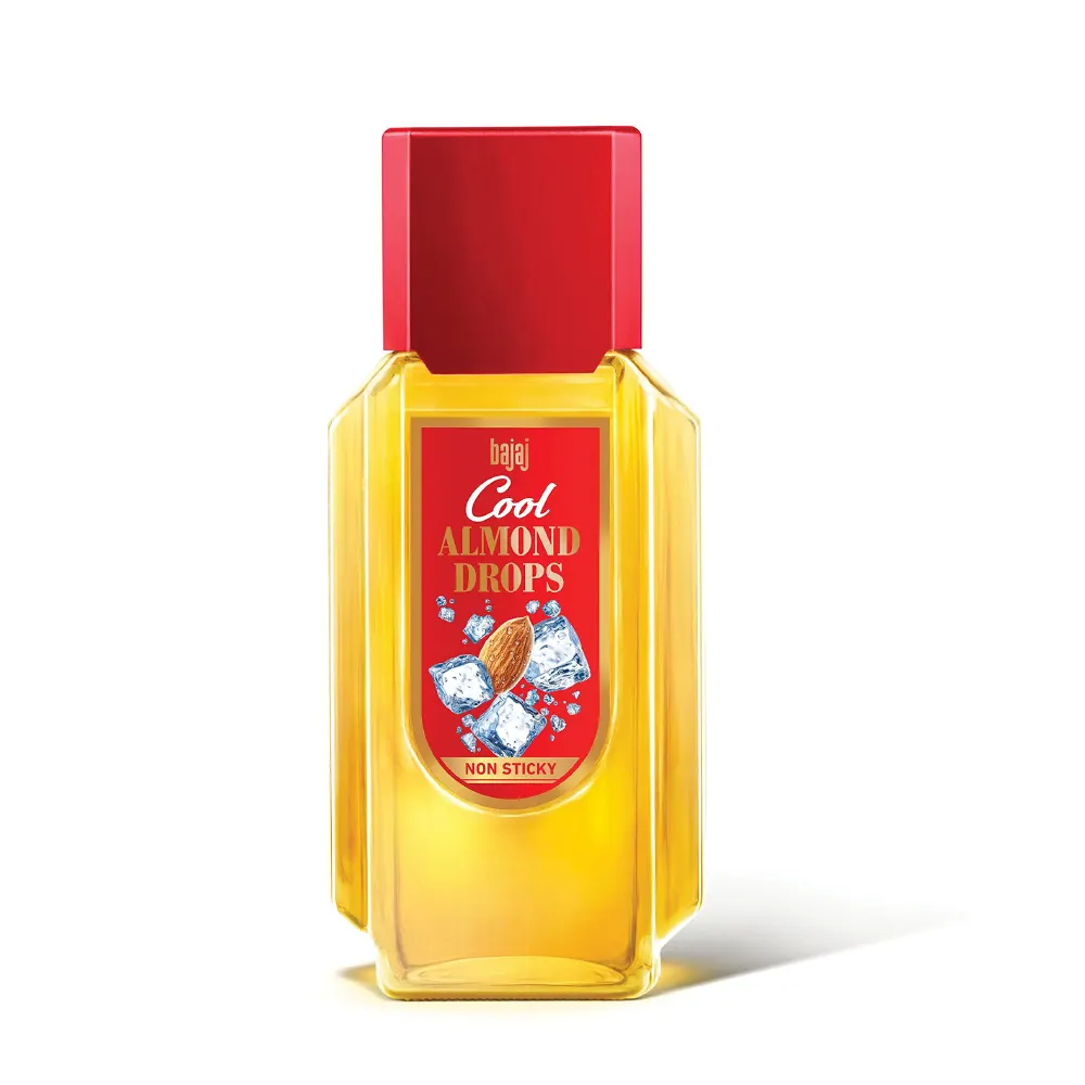Bajaj Cool Almond Drops Non Sticky Hair Oil 95Ml
