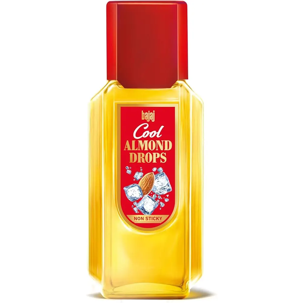 Bajaj Cool Almond Drops Non Sticky Hair Oil 190Ml