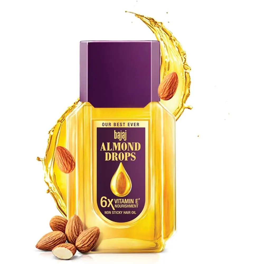 Bajaj Almond Drops Non Sticky Hair Oil 50Ml