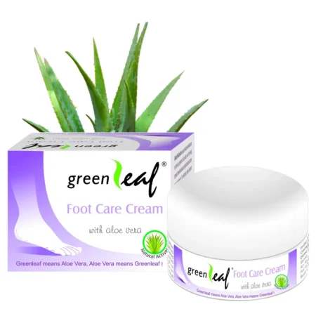Green Leaf Foot Care Cream With Aleo Vera 25G