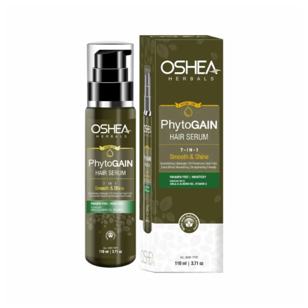 Oshea Herbals Phytogain Hair Serum 7 In 1 Smooth & Shine 110Ml