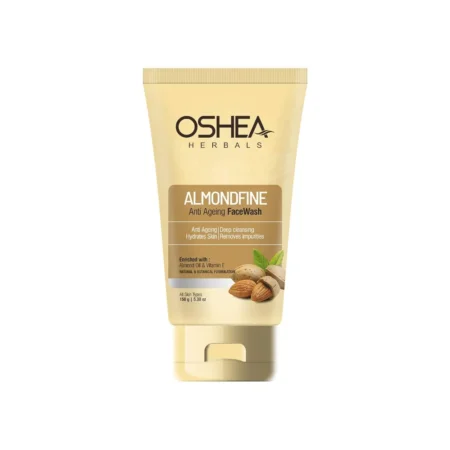 Oshea Herbals Almond Fine Anti Ageing Face Wash Enriched With Almond Oil & Vitamin E All Skin Types 100G
