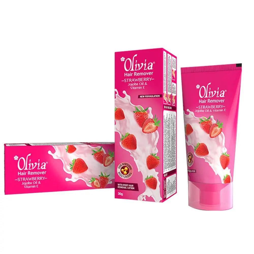 Olivia Hair Reamover Strawberry Jojoba Oil And Vitamin E 30G
