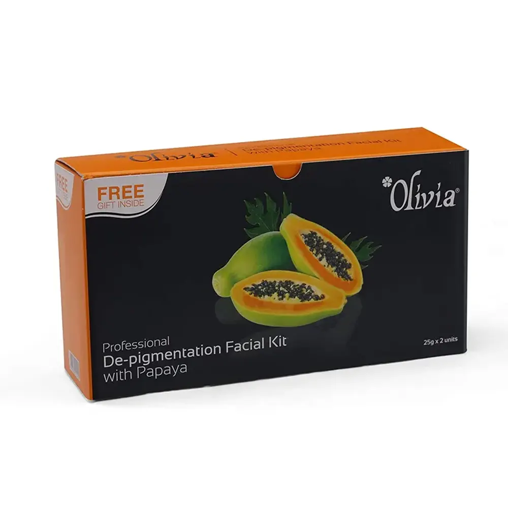 Olivia Professional De-Pigmentation Facial Kit With Papaya 25Gx2N