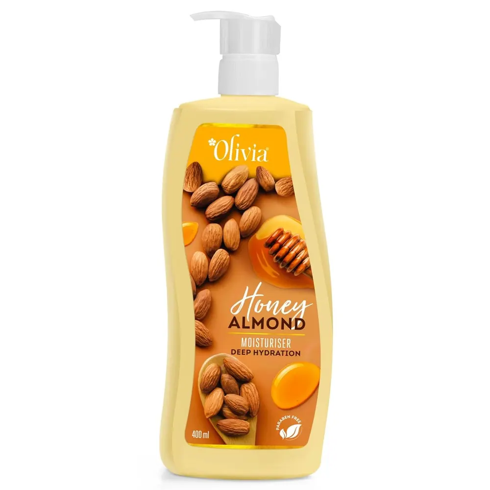 Olivia Honey Almond Moisturiser Deep Hydration 400Ml