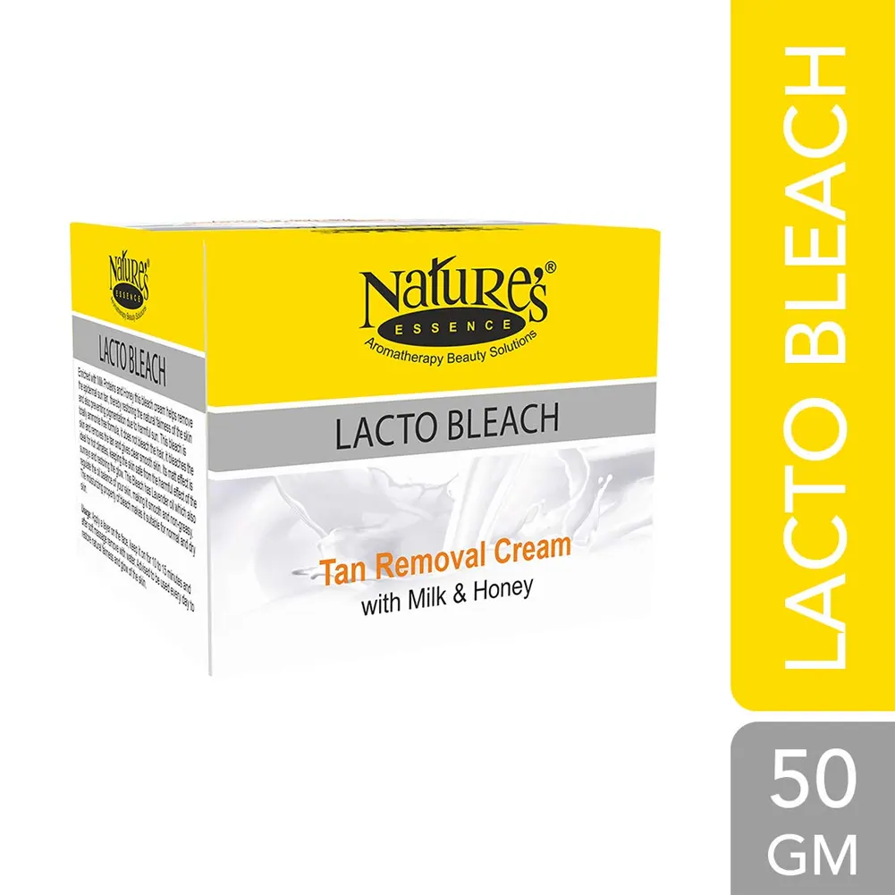 Nature'S Essence Lacto Bleach Tan Removal Cream With Milk And Honey 50G