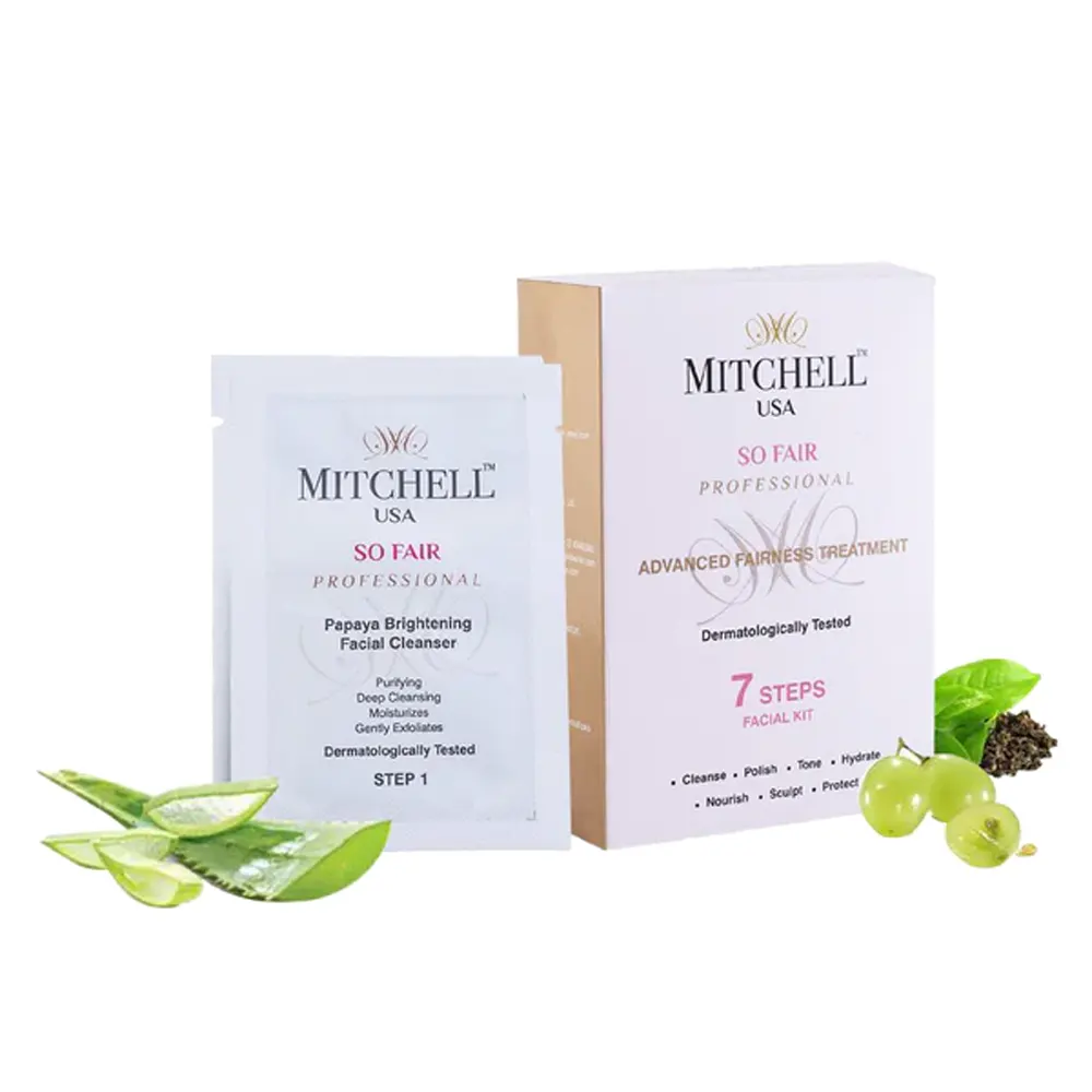 Mitchell Usa So Fair Professional Advanced Fairness Treatment 7 Steps Facial Kit 1U