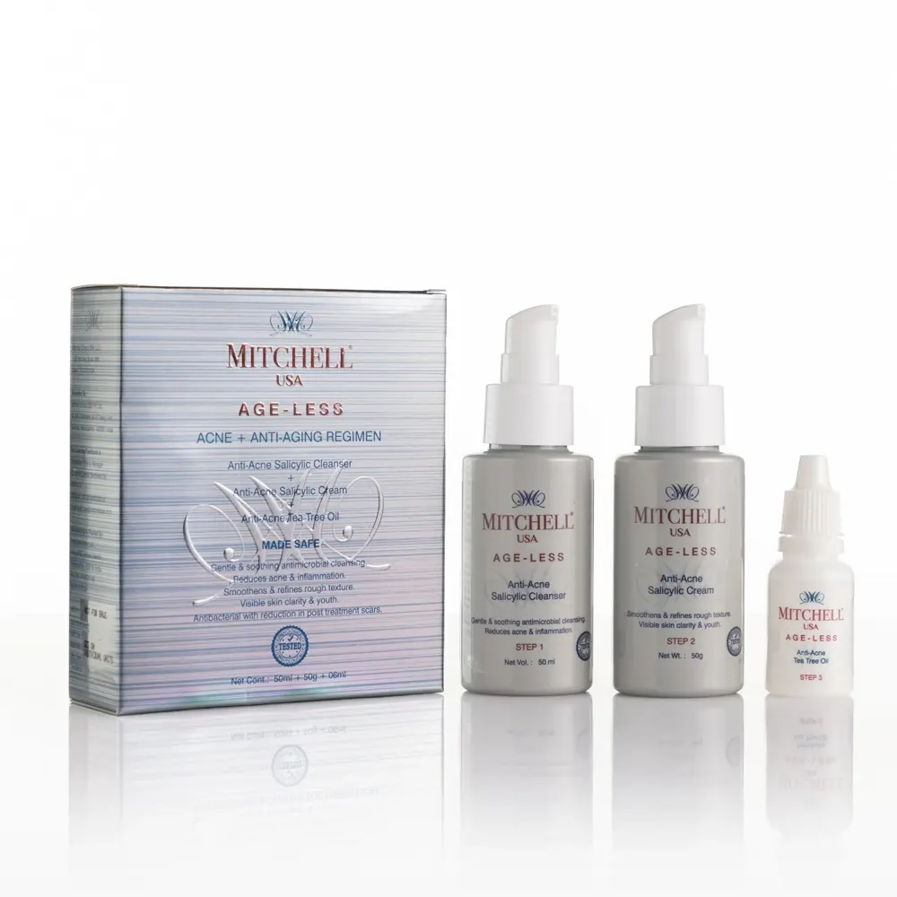 Mitchell Usa Age-Less Acne+Anti-Aging Regimen 50Ml+50G+6Ml