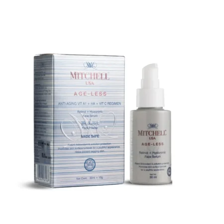MITCHELL USA AGE LESS RETINOL + HYALURONIC FACE SERUM 30ML + 10G