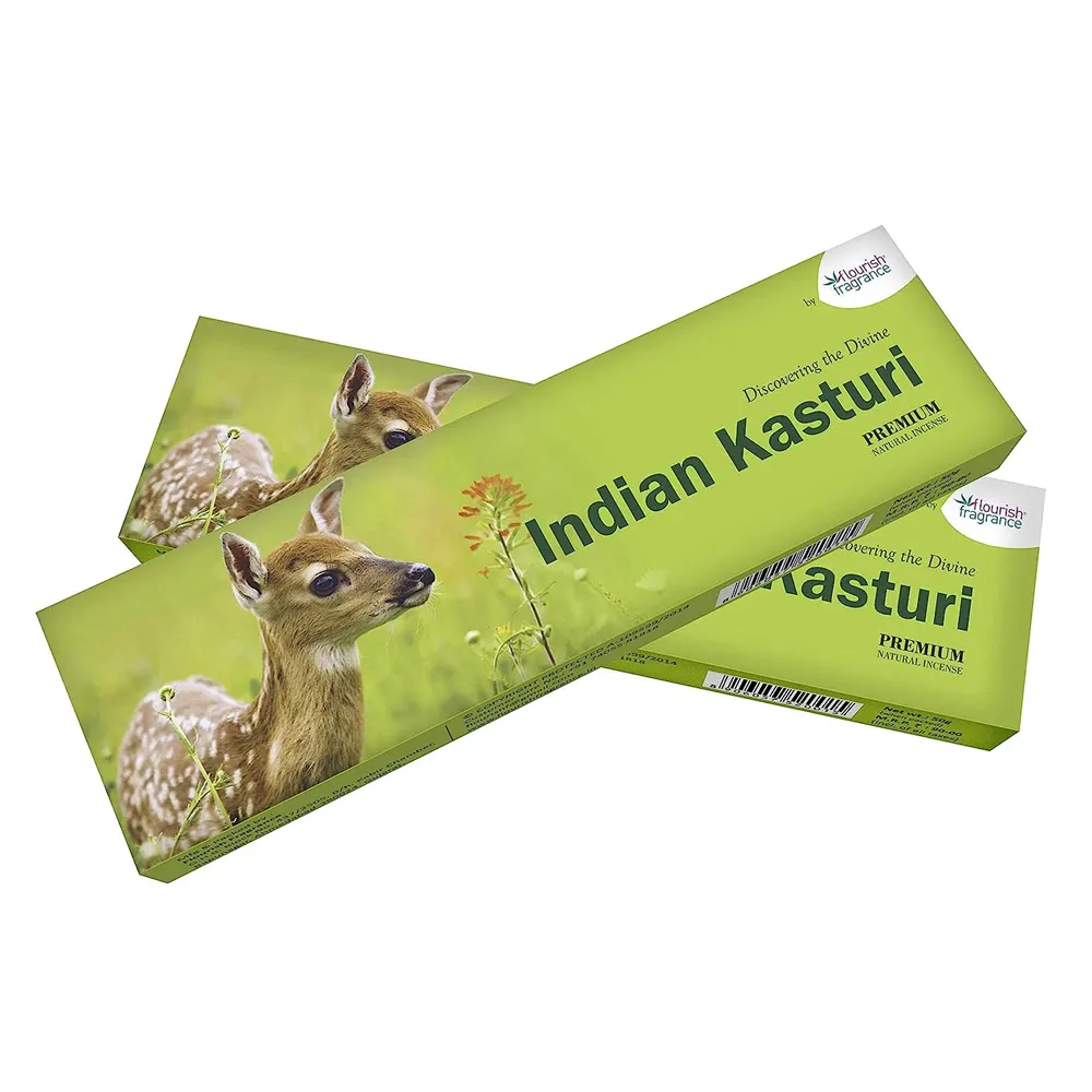Flourish Fragrance Discovering The Divine Indian Kasturi Premium Natural Incense 250G